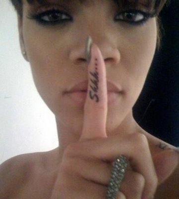 rihanna shhh tattoo. Shhh…… Rihanna